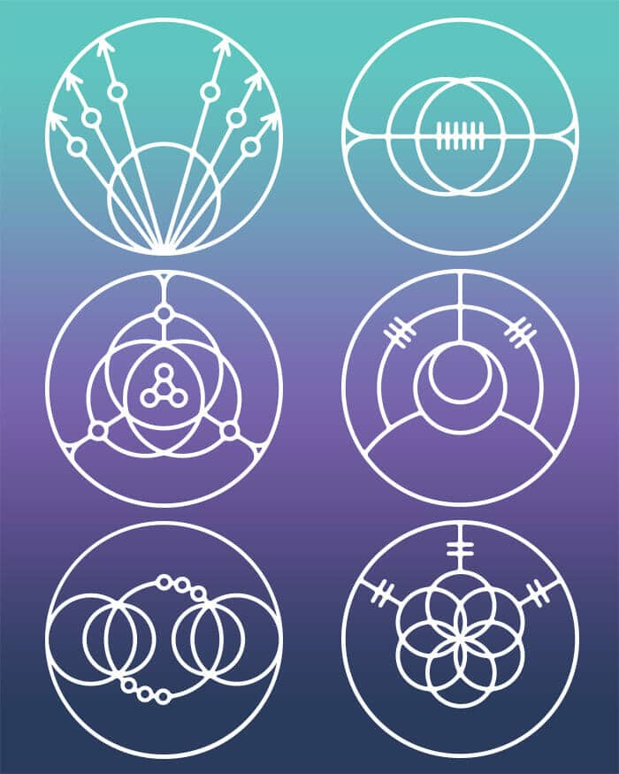 The Six Elemental Symbols
